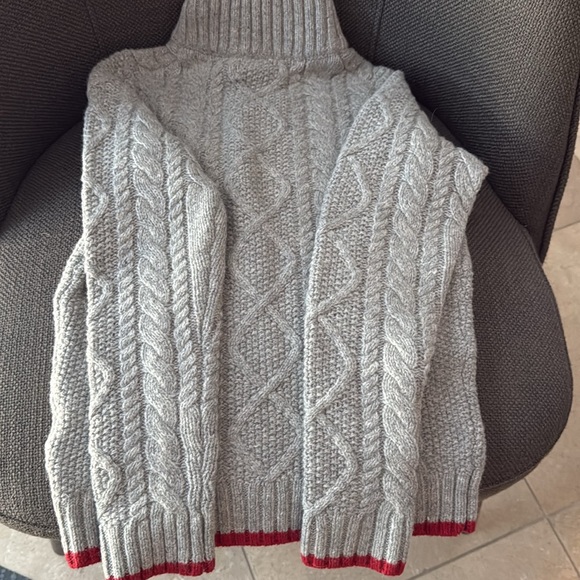 • BRAND NEW • Mini Boden • Kids' Cable Half Zip Wool Blend Sweater • 7-8Y - Picture 14 of 15